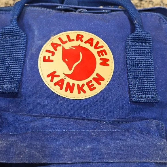FJALL RAVEN KANKAN MINI BACKPACK IN COBALT BLUE. FLAWED... - Picture 7 of 16
